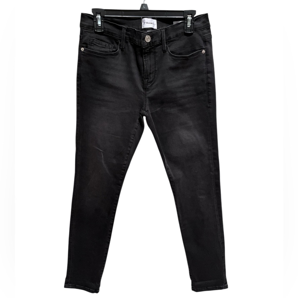 Frame Le Garçon Women’s Denim Charcoal Jeans Size 26 - Picture 3 of 7